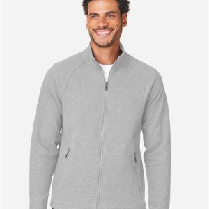 North End Men's Spirit Textured Full-Zip