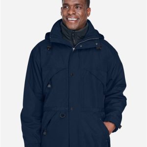 North End Men's 3-in-1 Parka with Dobby Trim