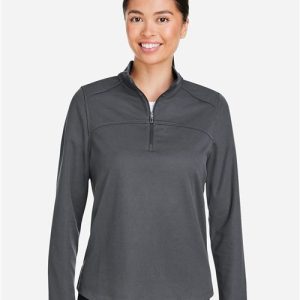 North End Women's Express Tech Performance Pique Quarter-Zip Pullover
