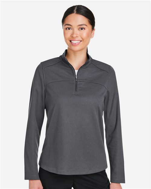 North End Women's Express Tech Performance Pique Quarter-Zip Pullover