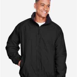 Harriton Unisex Fleece Lined Nylon Jacket