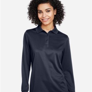 Harriton Women's Advantage Snag Protection Plus IL Long Sleeve Polo