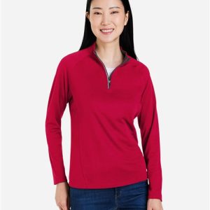 CORE365 Women's Origin Performance Pique Quarter-Zip Pullover
