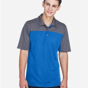 CORE365 Men's Balance Colorblock Performance Piqué Polo