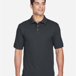 Harriton Men's Tall Cotton Pique Polo