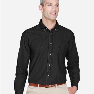 Harriton Men's Tall Denim Shirt
