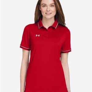 Under Armour Women's Tipped Teams Performance Polo