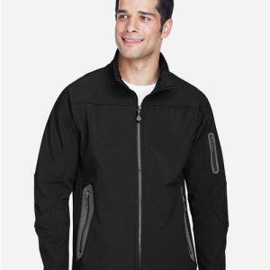 North End Men's Three Layer Fleece Bonded Shell Technical Jacket