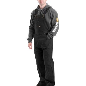 Berne Apparel Short-Length Acre Unlined Washed Bib Overall