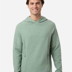 North End Men's Spirit Textured Hooded Pullover