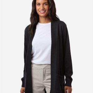 Devon & Jones Women's New Classics Open Cardigan Sweater