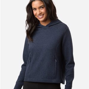 North End Women's Spirit Textured Hooded Pullover