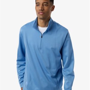 Team 365 Unisex Squad Cadet Quarter-Zip Tech Fleece Pullover