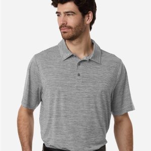 Team 365 Men's Relay Heathered Stripe Polo