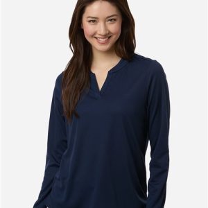 CORE365 Women's Nova Performance Long Sleeve Pique Polo