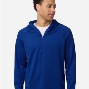 Team 365 Men's Qualify Quarter-Zip Hooded Pullover