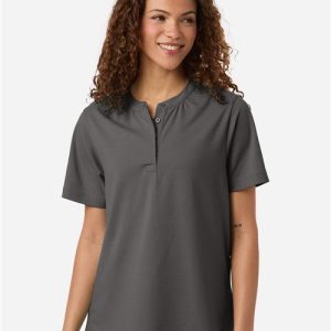 Devon & Jones Women's Seaton Pebble Textured Polo