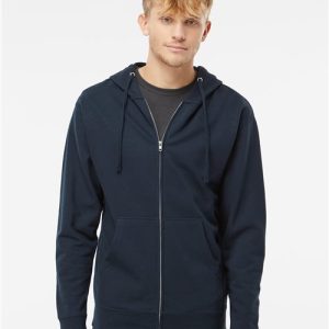 Independent Trading Co. Unisex Midweight Full-Zip Hooded Sweatshirt