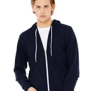 BELLA + CANVAS Unisex Sponge Fleece Full-Zip Hoodie Sweatshirt