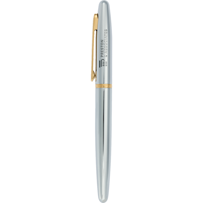 Sheafferr VFM Polished Chrome with Gold Roller Ball