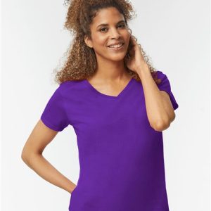 Gildan Women's Heavy Cotton™ V-Neck T-Shirt