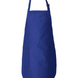 Q-Tees Full-Length Apron with Pockets