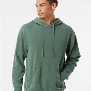 Independent Trading Co. Unisex Midweight Pigment-Dyed Hooded Sweatshirt