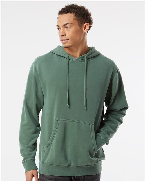 Independent Trading Co. Unisex Midweight Pigment-Dyed Hooded Sweatshirt