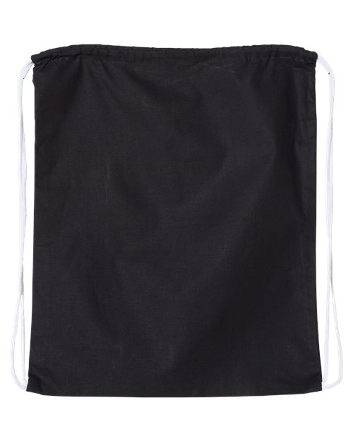 Q-Tees Large Economical Cotton Drawstring Bag