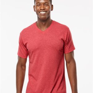 M&O Deluxe Blend V-Neck T-Shirt