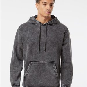 Independent Trading Co. Unisex Midweight Mineral Wash Hooded Sweatshirt