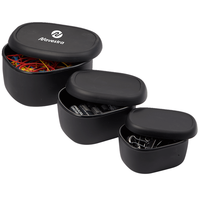 Zili Silicone Storage Containers, Set of 3 (7, 10, & 20 oz)
