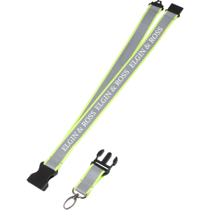 Recycled Polyester Reflective Lanyard