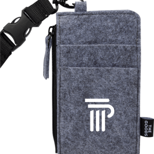 THE GOODST Recycled Felt Lanyard Wallet
