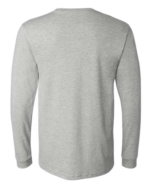 BELLA + CANVAS Heather CVC Long Sleeve Tee - Image 14