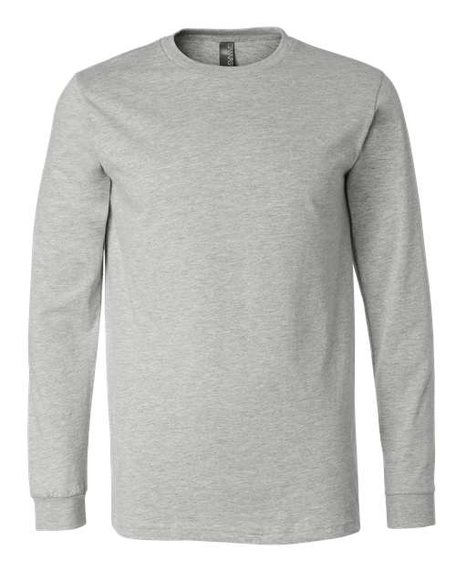 BELLA + CANVAS Heather CVC Long Sleeve Tee - Image 2