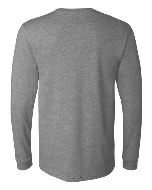 BELLA + CANVAS Heather CVC Long Sleeve Tee - Image 17