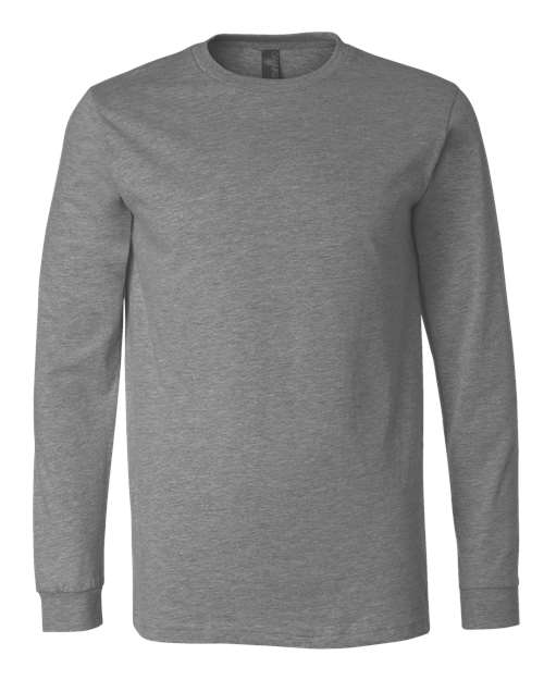 BELLA + CANVAS Heather CVC Long Sleeve Tee - Image 5