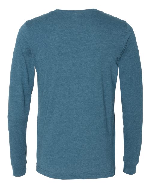 BELLA + CANVAS Heather CVC Long Sleeve Tee - Image 19