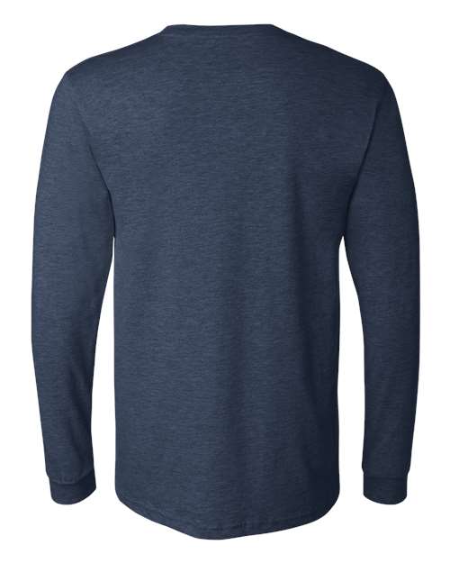 BELLA + CANVAS Heather CVC Long Sleeve Tee - Image 23