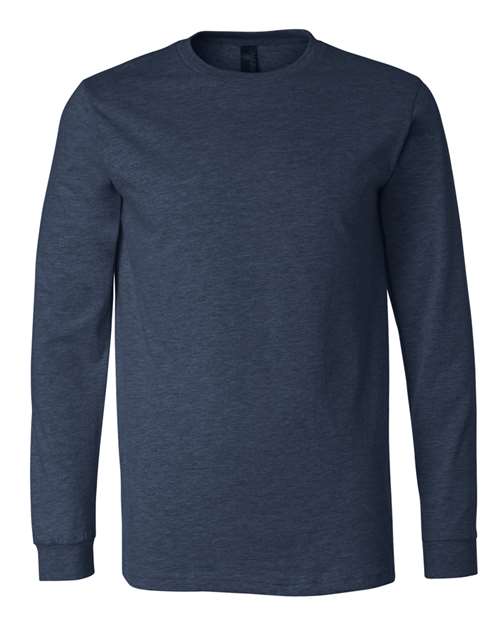 BELLA + CANVAS Heather CVC Long Sleeve Tee - Image 11