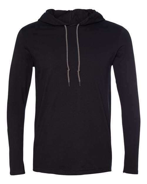 Gildan Unisex Softstyle® Lightweight Hooded Long Sleeve T-Shirt - Image 2