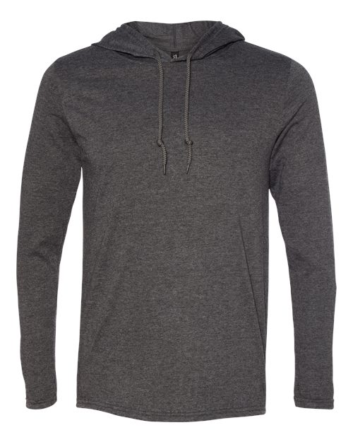 Gildan Unisex Softstyle® Lightweight Hooded Long Sleeve T-Shirt - Image 3