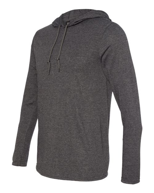 Gildan Unisex Softstyle® Lightweight Hooded Long Sleeve T-Shirt - Image 5
