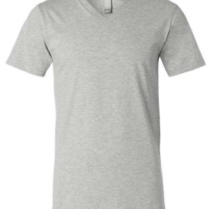 Alternative view of BELLA + CANVAS Unisex Heather CVC V-Neck Tee