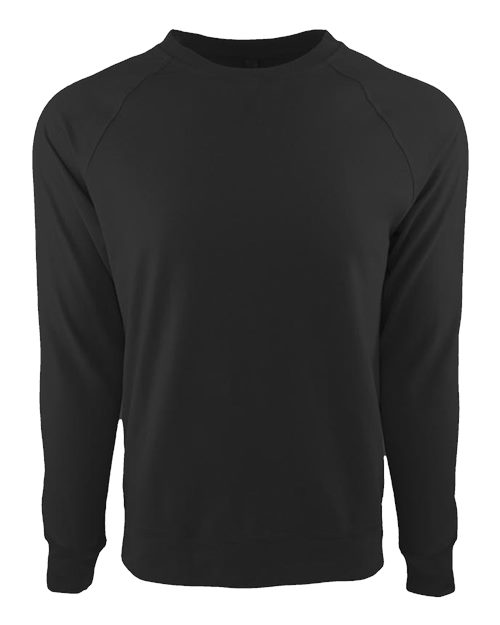 Next Level Unisex Laguna Raglan Crewneck Sweatshirt - Image 5