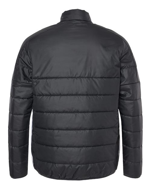 Adidas Men's 3-Stripes Puffer Full-Zip Jacket - Image 3