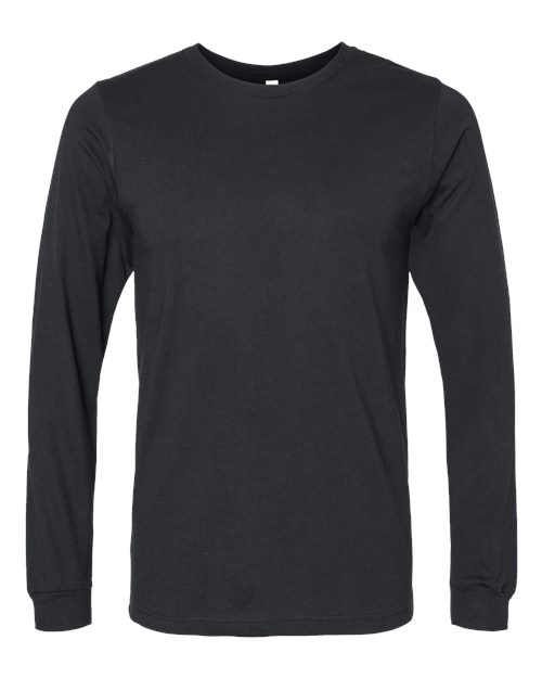 BELLA + CANVAS Heather CVC Long Sleeve Tee - Image 13