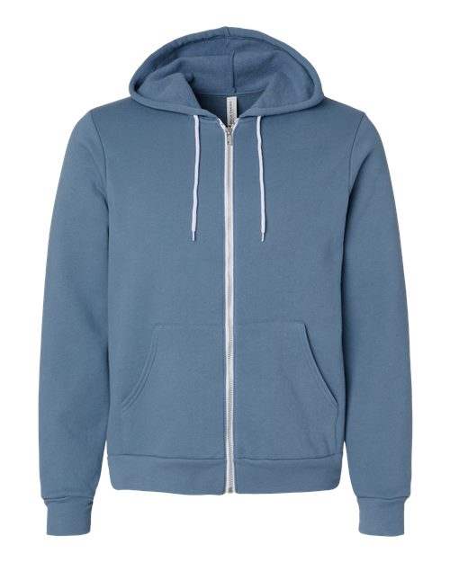 BELLA + CANVAS Unisex Sponge Fleece Full-Zip Hoodie Sweatshirt - Image 23