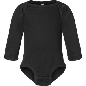 Alternative view of Rabbit Skins Infant Fine Jersey Long Sleeve Bodysuit
